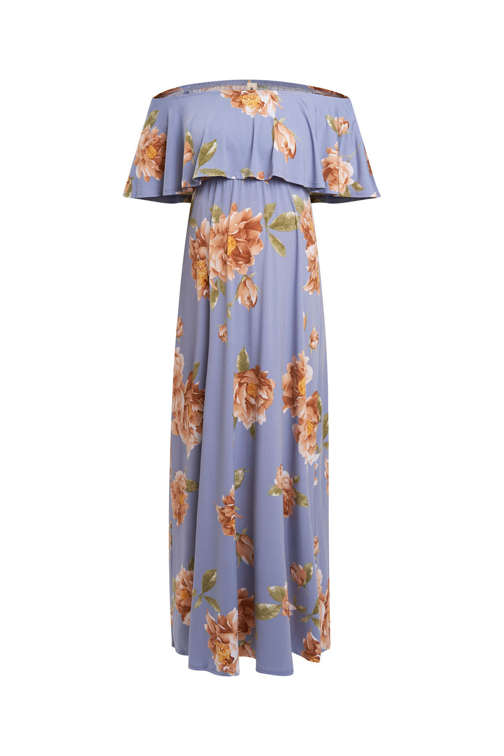 Blush Floral Cold Shoulder Maternity Dress – HotMommyAndMe